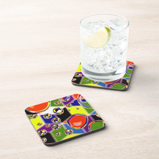 Primärfarben Getränkeuntersetzer (Rechte Seite)