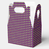 Primärfarben-Gingham-3-Gastgeschenk Box-gable Geschenkschachtel (Geöffnet)