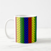 Primärfarben Herringbone Kaffeetasse (Links)