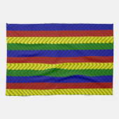 Primärfarben Herringbone Küchentuch (Horizontal)