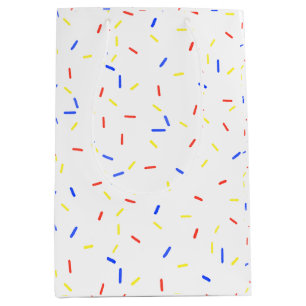 Primärfarben-Jimmy-Sprinklen-Geschenktasche Mittlere Geschenktüte