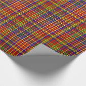 Primärfarben-KARIERT 03-Geschenkpapier Geschenkpapier (Ecke)