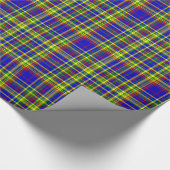 Primärfarben-KARIERT 06-Geschenkpapier Geschenkpapier (Ecke)