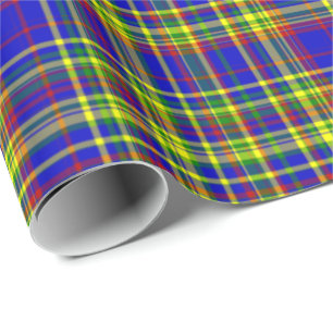 Primärfarben-KARIERT 06-Geschenkpapier Geschenkpapier