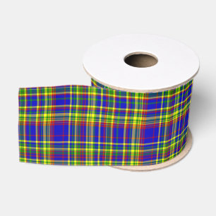 Primärfarben KARIERT 06-Körner-Ribbon Ripsband