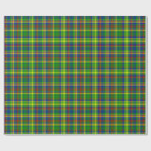 Primärfarben-KARIERT 10-Gift-Papier Geschenkpapier (Flach)
