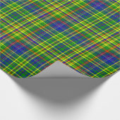 Primärfarben-KARIERT, 12-Geschenkpapier Geschenkpapier (Ecke)