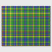 Primärfarben-KARIERT, 12-Geschenkpapier Geschenkpapier (Flach)