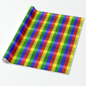 Primärfarben, KARO-GIFT-WRAPPING-PAPIER Geschenkpapier (Ungerollt)