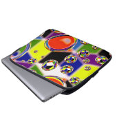 Primärfarben Laptopschutzhülle (Vorne Knopf)