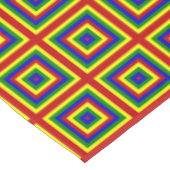 PRIMÄRFARBEN, LAYERED SQUARES-52x70 TABLECLOTH Tischdecke (Schrägansicht)