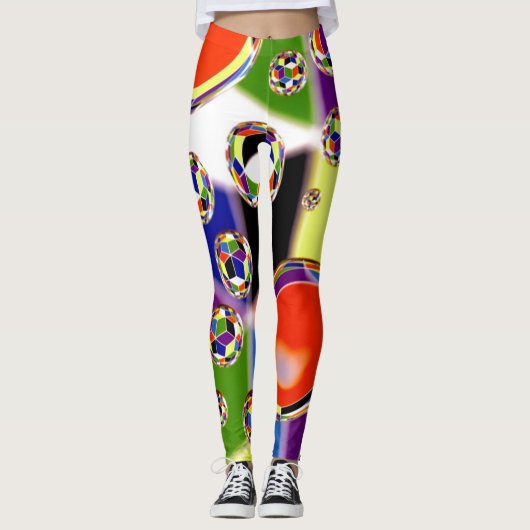 Primärfarben Leggings (Vorderseite)