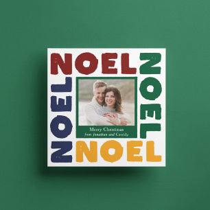 Primärfarben Noel Zeitgenössisches Foto Urlaub Karte