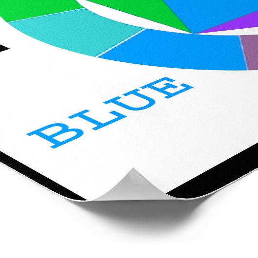 Primärfarben Poster (Ecke)