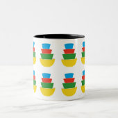 Primärfarben Pyrex-Tasse Zweifarbige Tasse (Mittel)