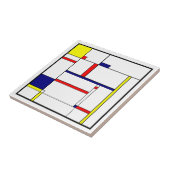 Primärfarben und Formen Fliese (Seite)