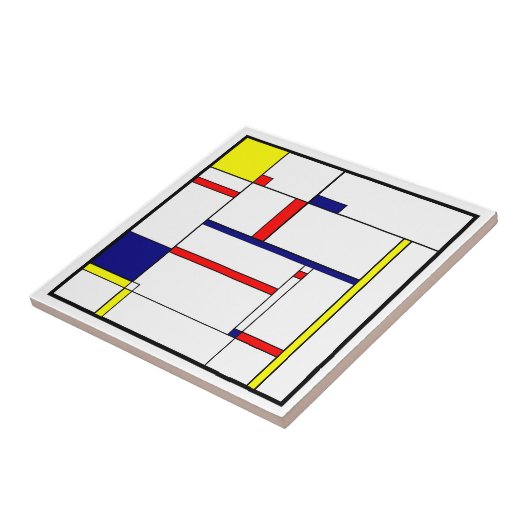 Primärfarben und Formen Fliese (Seite)