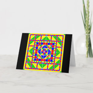 PrimärfarbeRangoli 2 Diwali Karte