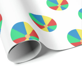 Primärfarbwasserbälle Geschenkpapier