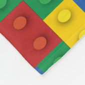 Primärfarbziegelstein-Muster mit individuellem Fleecedecke (Ecke)