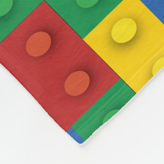 Primärfarbziegelstein-Muster mit individuellem Fleecedecke (Ecke)