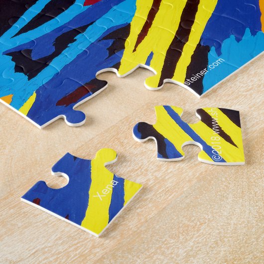 Primärkatze - Xena Puzzlespiel mit 1000 Stücken Puzzle (Seite)