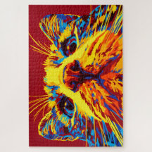 Primärkatze - Xena Puzzlespiel mit 1000 Stücken