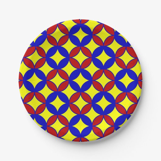 Primärkreise-8-PAPER-TELLER Pappteller (Vorderseite)