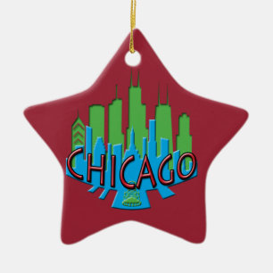 Primärverzierung Chicagos einfach Keramik Ornament