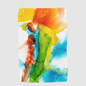 Primärvolumen - Wasserfarben Golfhandtuch (Vorderseite)