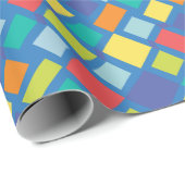 Primary Party Checkerboard Kid's   Geschenkpapier (Rolleneckpunkt)