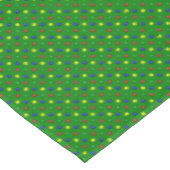 PRIMARY POLKA DOTS GREEN-52x70 TABLECLOTH Tischdecke (Schrägansicht)