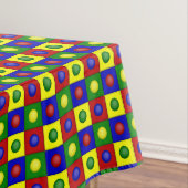 PRIMARY POLKA DOTS SQUARED-52x70 TABLECLOTH Tischdecke (Beispiel)