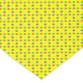 PRIMARY POLKA DOTS YELLOW-52x70 TABLECLOTH Tischdecke (Schrägansicht)