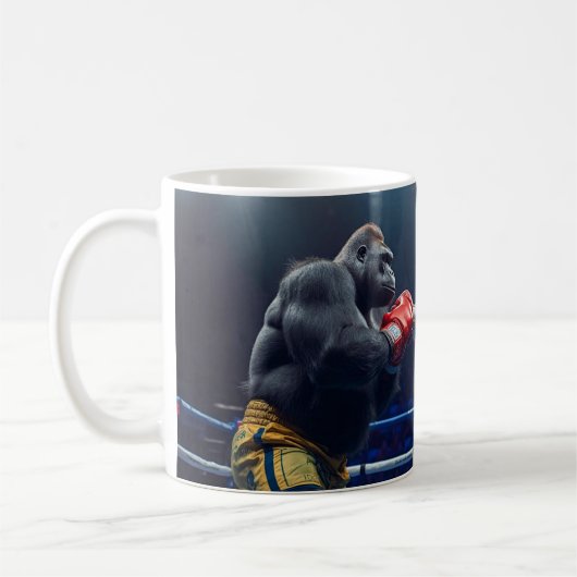 Primat Fight Night Kaffeetasse (Links)