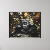 Primat-Modelle: Außergewöhnlicher Gorilla 02 Leinwanddruck (Vorderseite)
