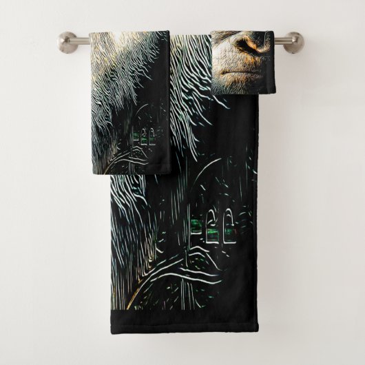 Primat-Modelle: Mad Apes 01-02 Badhandtuch Set (Insitu)