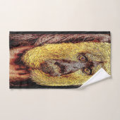 Primat-Modelle: Weißer Saki-Affe Badhandtuch Set (Handtuch)