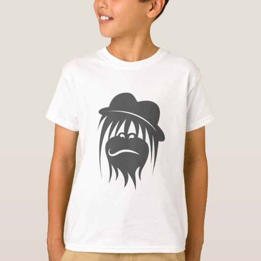 Primat-Stil: Affe mit Cap T-Shirt (Vorderseite)