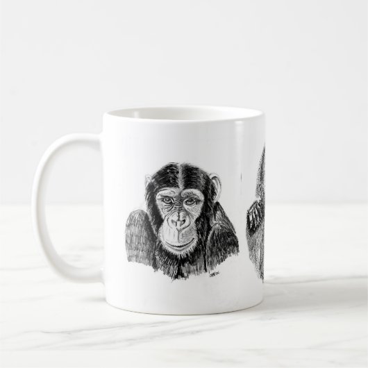 Primat-Tasse Kaffeetasse (Links)