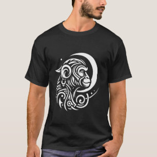 Primat von Affen-Stammreifen - Phasen von Tiermond T-Shirt