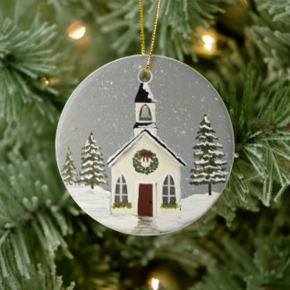 Primative Kirchenschmuck Keramik Ornament