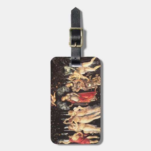 Primavera/Allegorie des Frühlings Gepäckanhänger (Vorderseite vertikal)