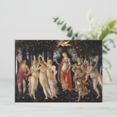 Primavera, Allegorie des Frühlings von Sandro Bott Einladung (Stehend Vorderseite)