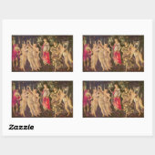 Primavera, Allegorie des Frühlings von Sandro Bott Rechteckiger Aufkleber (Blatt)