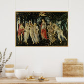 Primavera / Allegory of Spring von Botticelli Poster (Küche)
