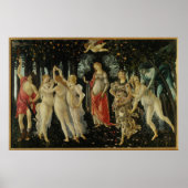 Primavera / Allegory of Spring von Botticelli Poster (Vorne)