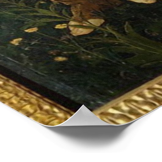 Primavera / Allegory of Spring von Botticelli Poster (Ecke)