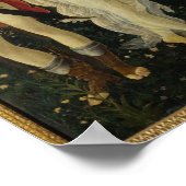 Primavera / Allegory of Spring von Botticelli Poster (Ecke)