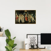 Primavera / Allegory of Spring von Botticelli Poster (Heimbüro)